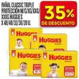 Supermercados DIA Huggies pañal classic proteccion oferta