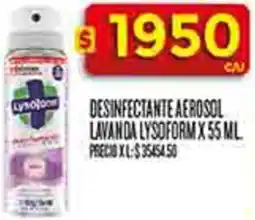 Supermercados DIA Lysoform desinfectante aerosol lavanda oferta
