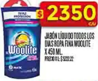 Supermercados DIA Woolite jabón líquido todos los dias ropa fina oferta