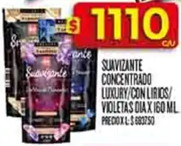 Supermercados DIA Dia suavizante concentrado luxury/con lirios/ violetas oferta