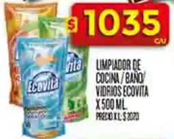 Supermercados DIA Ecovita limpiador de cocina/band vidrios oferta