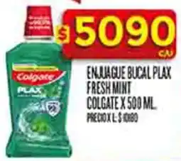 Supermercados DIA Colgate enjujague bucal plax carefree protector fresh mint oferta