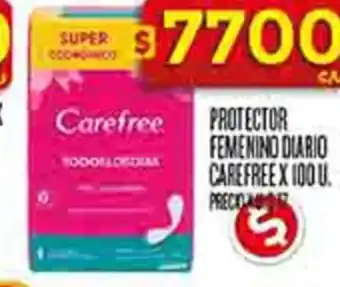 Supermercados DIA Carefree protector femenino diario oferta