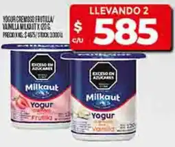 Supermercados DIA Milkaut yogur cremoso frutilla oferta