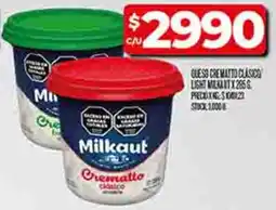 Supermercados DIA Milkaut queso crematto clásico light oferta