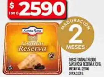 Supermercados DIA Queso fontina trozado santa rosa reserva oferta