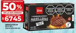 Supermercados DIA Dia hamburguesas parrilleras oferta