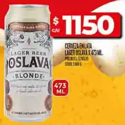 Supermercados DIA Lager oslava cerveza en lata oferta