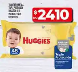 Supermercados DIA Huggies toallitas hume das triple proteccion oferta