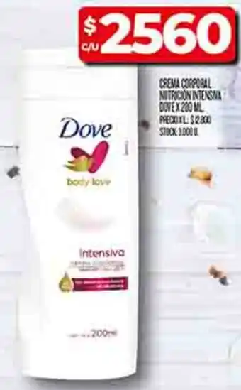 Supermercados DIA Dove crema corporal nutricion intensiva oferta