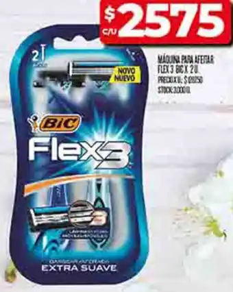 Supermercados DIA Bic flex3 oferta