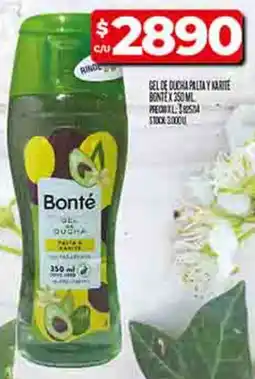 Supermercados DIA Bonté gel de ducha paltay karite oferta