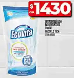 Supermercados DIA Ecovita detergente liquido evolution oferta