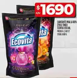 Supermercados DIA Edovita suavizante pasa la ropa epico/unico oferta