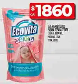 Supermercados DIA Ecovita baby care para la ropa oferta