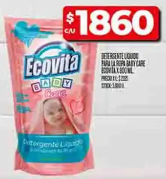 Supermercados DIA Ecovita baby care para la ropa oferta
