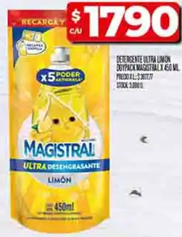 Supermercados DIA Magistral detergente ultra limon doypack oferta