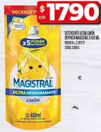 Supermercados DIA Magistral detergente ultra limon doypack oferta