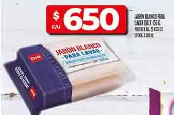 Supermercados DIA Dia Jabon Blanco oferta