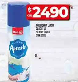 Supermercados DIA Apresto para la ropa oferta