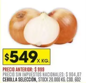 Coto Cebolla seleccion oferta