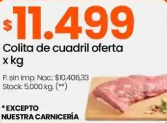 Changomas Colita de cuadril oferta oferta