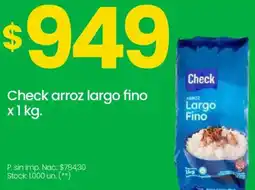 Changomas Check arroz largo fino oferta