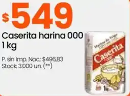 Changomas Caserita harina 000 oferta