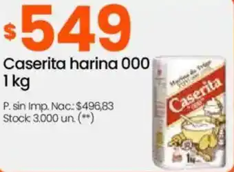Changomas Caserita harina 000 oferta