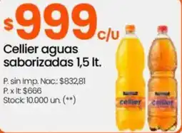 Changomas Cellier aguas saborizadas oferta
