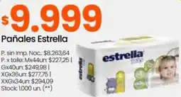 Changomas Estrella pañales oferta