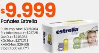 Changomas Estrella pañales oferta