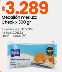 Changomas Medallón merluza check oferta