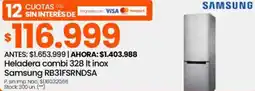Changomas Samsung heladera combi oferta