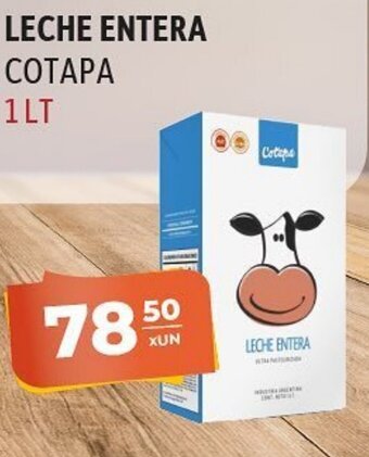 El Milagro Mayorista Leche Entera Cotapa 1lt oferta