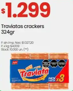 Changomas Traviatas crackers oferta