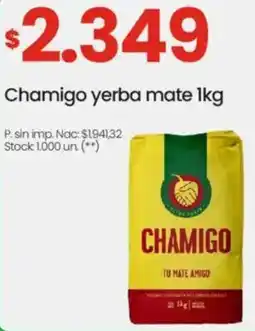 Changomas Chamigo yerba mate oferta