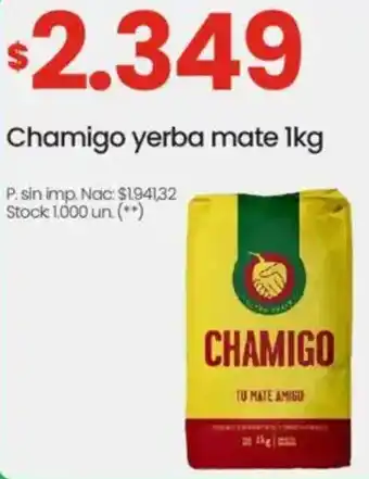 Changomas Chamigo yerba mate oferta