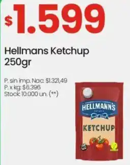 Changomas Hellmann's ketchup oferta