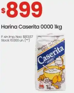 Changomas Caserita 0000 harina oferta