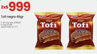 Changomas Tofi negro oferta