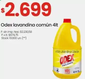 Changomas Odex lavandina común oferta