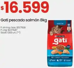 Changomas Purina gati pescado salmón oferta