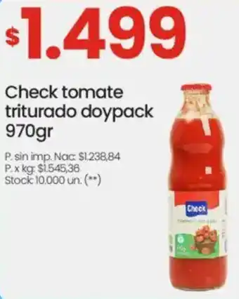 Changomas Check tomate triturado doypack oferta