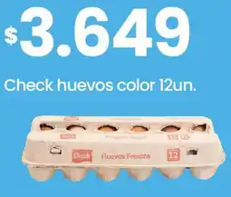 Changomas Check huevos color oferta