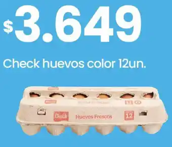 Changomas Check huevos color oferta
