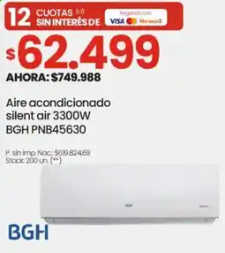 Changomas BGH Aire acondicionado silent air oferta