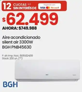 Changomas BGH Aire acondicionado silent air oferta