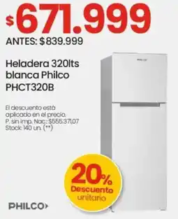 Changomas Philco heladera oferta