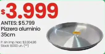 Changomas Pizzera aluminio oferta
